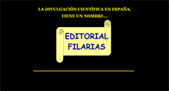 Desktop Screenshot of editorialfilarias.com